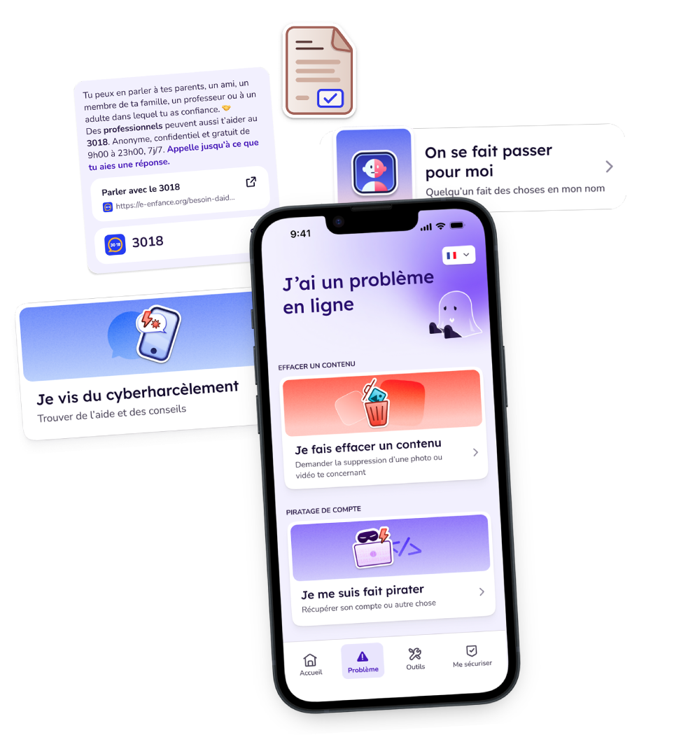 Mockup de l'application FantomApp