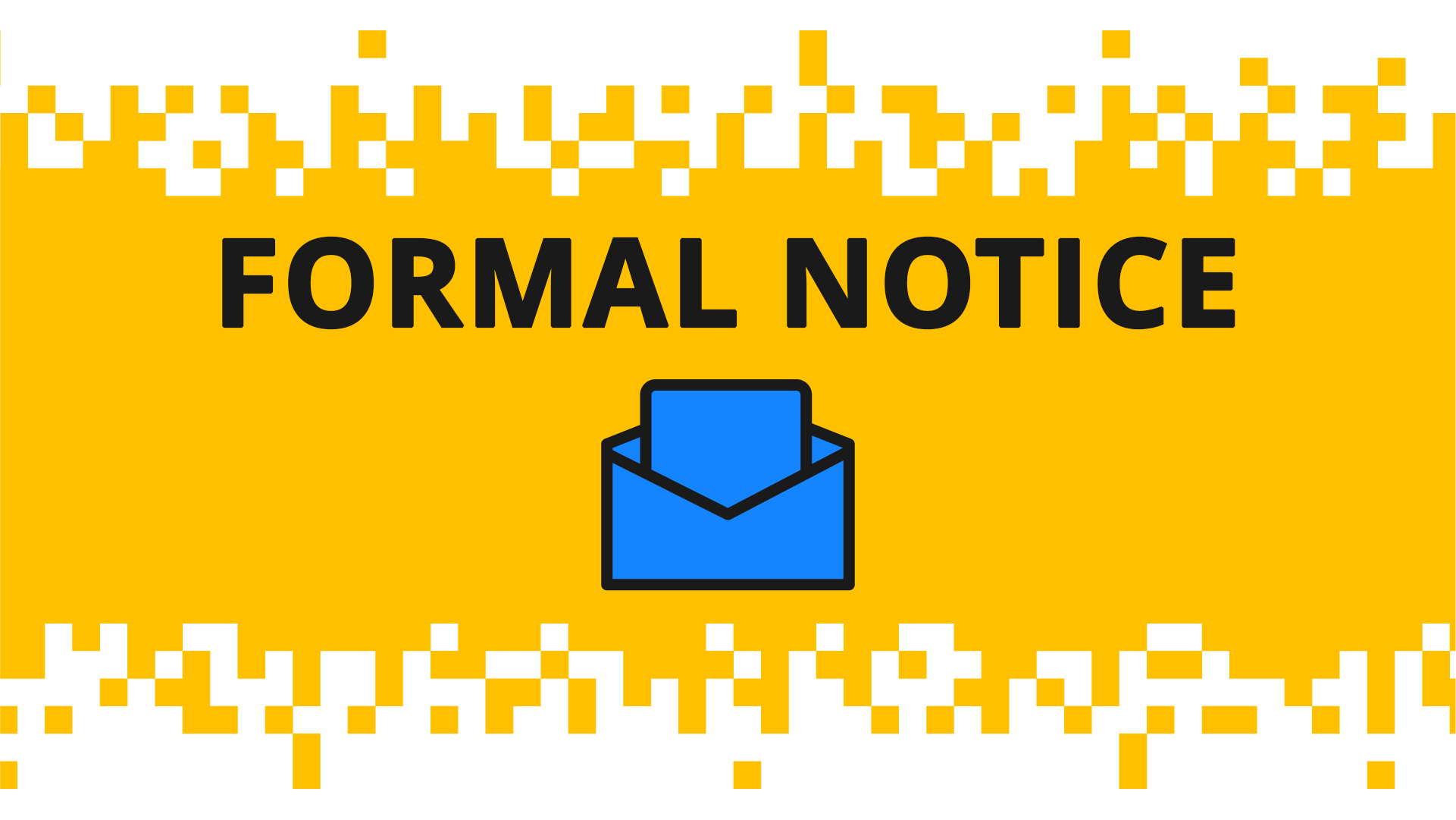 Formal Notice